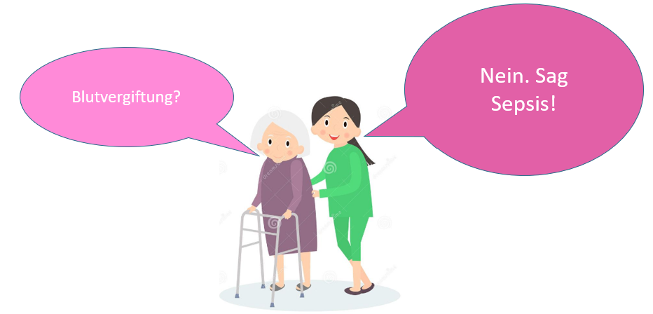 blutvergiftung nein - sag sepsis